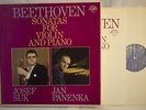 NM 5 LP BOX SUK PANENKA BEETHOVEN SONATAS VIOLIN PIANO COMPLETE STEREO SUPRAPHON