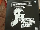 GLAXO BABIES Put Me on the Guest List LP Heartbeat 1980 exc