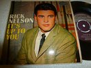 RICK NELSON..IT'S UP TO YOU EP..UK IST ISSUE LONDON LABEL No RE-P 1362
