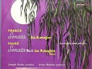 Brunswick AXTL1083. Joseph Fuchs, Artur Balsam. Franck / Faure – Violin Sonata