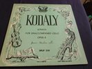 Rare Period SPLP 510 JANOS STARKER KODALY SONATA For UNACCOMPANIED CELLO OPUS 8