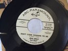 ABC PARAMOUNT DON’T COME RUNNING TO ME SOUL RARE 45 SINGLE PROMO
