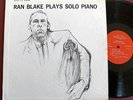 Ran Blake PLAYS SOLO PIANO 1965 Original USA ESP-Disk 1011lp