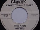 JIMMY BRYANT & SPEEDY WEST: Pickin Peppers / Pushin’ Blues CAPITOL 45 hear