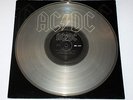 AC/DC 'Back In Black' LTD Ed Re-Issue LP Clear Colored Vinyl Rare ACDC Hard Rock