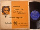 BEETHOVEN - Quartet #7 BUSCH QUARTET ML 4155 ED1