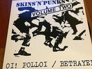 Skins and Punks Volume 2 vinyl, Rare OI / Punk, skinhead original pressing