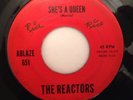 THE REACTORS - She's a Queen / Please Tell Me ABLAZE Rare Obscure Garage 45