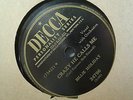 BILLIE HOLIDAY Crazy He Calls Me/ You're My Thrill JAZZ 78 rpm DECCA