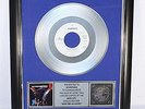 Scorpions, Send Me An Angel,  Platin Record, Award, platin Schallplatte, gold