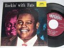 Rockin with FATS Domino 4 song PICTURE SLEEVE 45 Imperial EP 152 VG vinyl w910