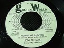 TONY MICHAELS  I LOVE THE LIFE I LIVE /PICTURE ME AND YOU GOLDEN WORLD  DJ GW-41