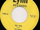 NM REVELS 1st SIX PAK b/w GOOD GRIEF RARE SURF ROCKABILLY INSTRO 2 SIDED KILLER