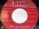 VALENTINES Don't Say Goodnight RICHARD BARRETT Doo-wop 45 EXCELLENT cond CC1020
