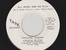 Vivilore Jordan - All Work And No Play / Put My Loving On You (Soul, 45)