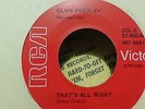 ELVIS PRESLEY 45'S UNPLAYED OLD STOCK ON RCA GOLD STANDARD MINT MINT MINT