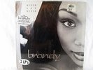 Brandy Never Say Never 2 LP Record 1998 Atlantic Records 83039-1 Near Mint Vinyl