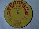 DUB LP - Satisfaction Dub LP / Reggae  LP on Flames  Label Rare Orig