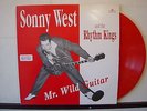 SONNY WEST AND THE RHYTHM KINGS MR. WILD GUITAR ROCKABILLY RED VINYL LP