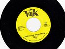 JOE CLAY 'GET ON THE RIGHT TRACK' / 'CRACKER JACK' RARE ROCKABILLY REPRO 45.