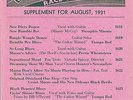 78 RPM   Vocalion Race Records supplement August 1931 - Blues / Jazz