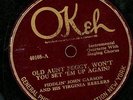 FIDDLIN' JOHN CARSON.OLD AUNT PEGGY, WON'T YOU SET 'EM UP AG./ARK. TRAV.78.HEAR