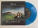 WINGS, PAUL MCCARTNEY - MULL OF KINTYRE,  ISRAEL ONLY, BLUE VINYL
