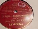 POL PLANCON GOUNOD MEDITATION LE VALLON GRAMOPHONE MONARCH VM032022