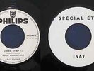 ??  GAINSBOURG & BRIGITTE BARDOT - COMIC STRIP - 45T PROMO PHILIPS HC 8.7.67  ??