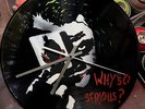 THE JOKER CLOCK design. Stencil artwork on vinyls. Made in Australia