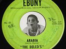 Mad Mike Northern Soul 45 The Delcos Arabia /Those Three Little Words Ebony