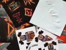 The Prodigy - Invaders Must Die Vinyl Box Set Stickers 5 X 7