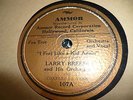 LARRY BREESE I Feel Like A Kid/All The Things You Are 78 10