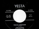 CLASSIC VOCAL GROUP DOOWOP-ELDAROS-VESTA 102-PLEASE SURRENDER/ROCK A BOCK