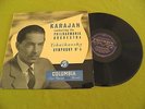 Tchaikovsky - Symphony No.4 / Karajan / 1st 1954 UK Columbia 33CX 1139 LP EX/EX