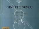 GINETTE NEVEU / Chausson Poeme, Ravel Tzigane / EMI-Pathe FJLP 5037