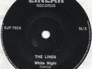THE LINES - WHITE NIGHT RARE PRIVATE PRESSING INDIE ROCK CLASSIC RICO CONNING