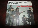 THE BEATLES And I Love Her Italy 45 QMSP 16365 RARE Italian Cover Nice Copy