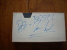 Lou Reed -Autographed vhs promo for no money down