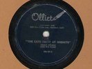 c 78 RPM Jimmie Nelson Olliet 101/100 in V+ rare Oakland, CA label