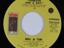 70s Soul 45 MEL & TIM Forever & A Day STAX HEAR