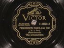 78 RPM   The Missourians, Victor 38120, E  Jazz
