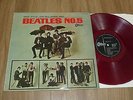 LP Beatles    Beatles No. 5   (Japan  / red Odeon vinyl )