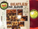 THE BEATLES SECOND ALBUM JAPAN APPLE 1st ISSUE RED WAX LP MEDAL OBI MINT