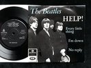 THE BEATLES Help EP Danish 1st 1965 Picture Cover Odeon GEOS 234 RARE EX+