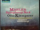 COLUMBIA SAXO 2441 MAHLER SYMPHONY NO.4 KLEMPERER PO SCHWARZKOPF AUS 1ST PRESS