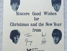 THE BEATLES -First Christmas Record- 1963 Fan Club Flexi disc