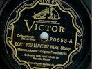 CHARLIE JOHNSON / NEW ORLEANS BLUE FIVE - VICTOR SCROLL 78 RPM