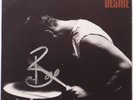 U2: Desire US ORIG 45 w/ PS record vinyl BONO AUTOGRAPH rare