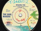 SOUL MAKERS Missing You RARE UK demo 45 NORTHERN SOUL modern soul funk dancer